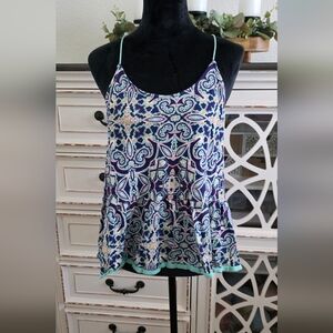 Anthropologie Women's Paisley Print Tank Top